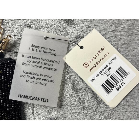 Lulu-NewYork NWT Beaded Christmas Tree Purse‎ - Picture 6 of 9
